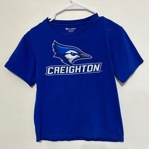 Champion Kids Blue Creighton T-Shirt Size L